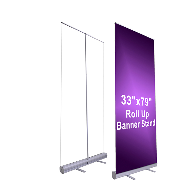 Economy Retractable Banner Stand – Suzhou Hongcai Exhibition Equipment ...